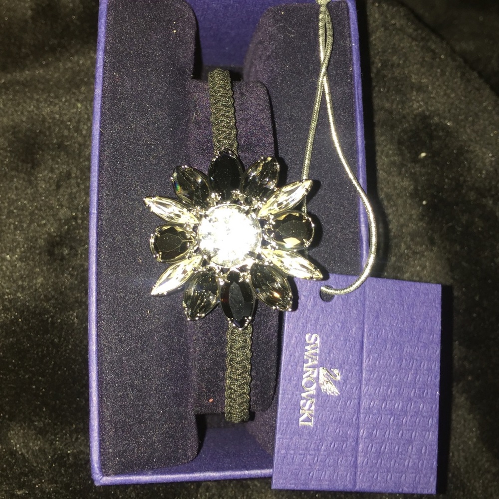 Swarovski shourouk black crystal bracelet - Picture 6 of 8